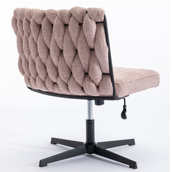 RArmless Office Desk Chair No Wheels