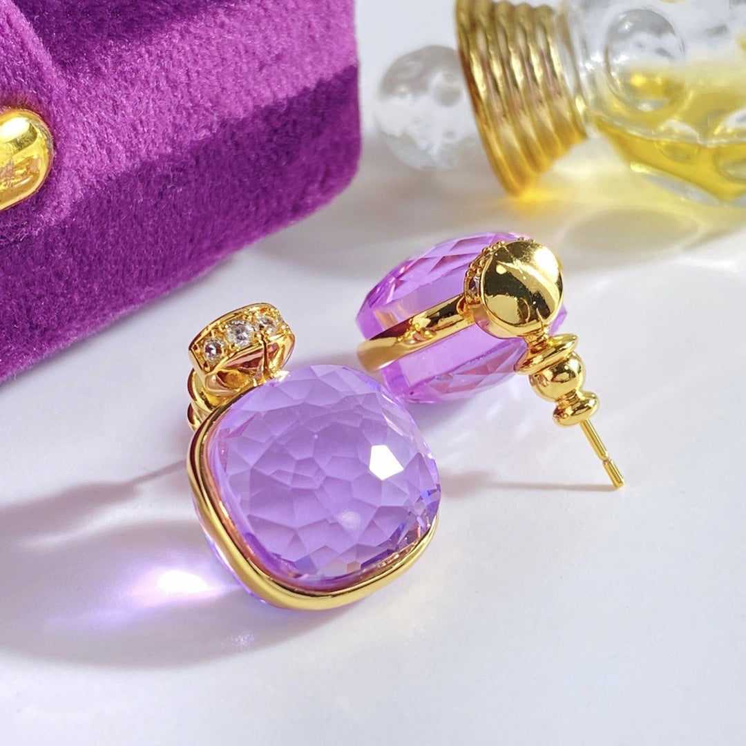 Artificial Crystal Women's Earrings