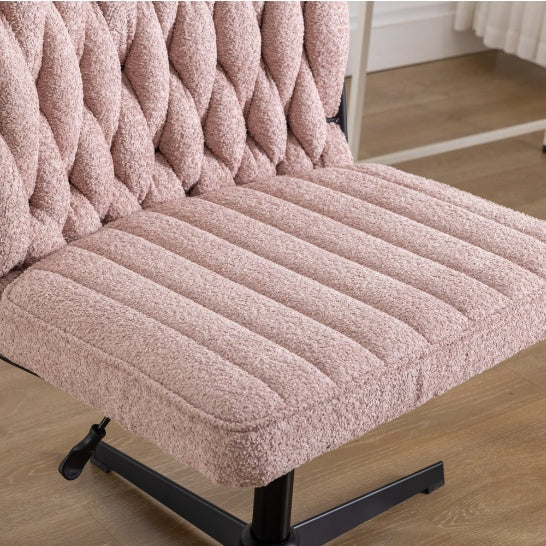 RArmless Office Desk Chair No Wheels