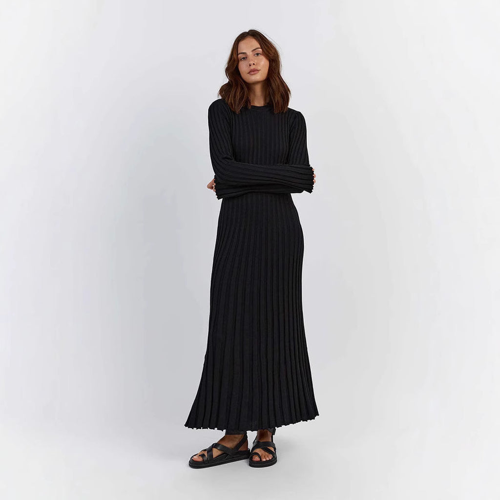 Women's Elegant Solid Color Base Dress