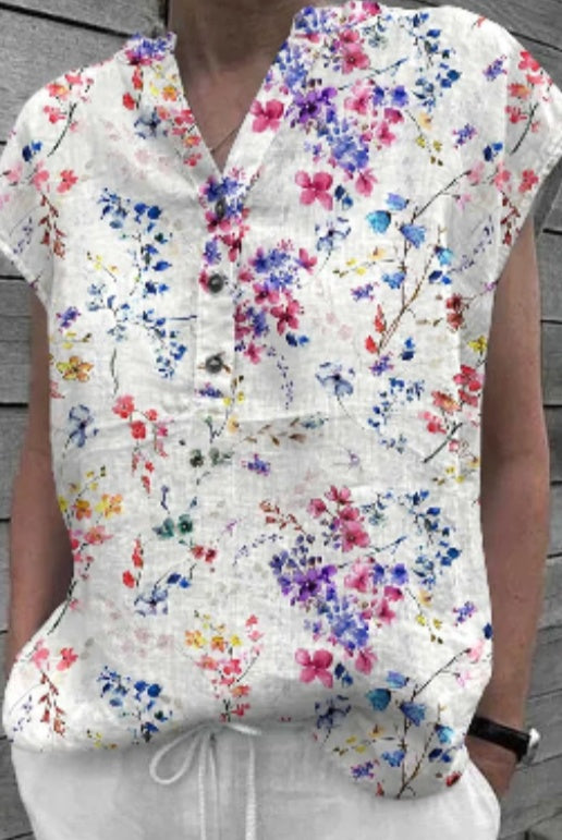 Ladies' Printed Short Sleeves