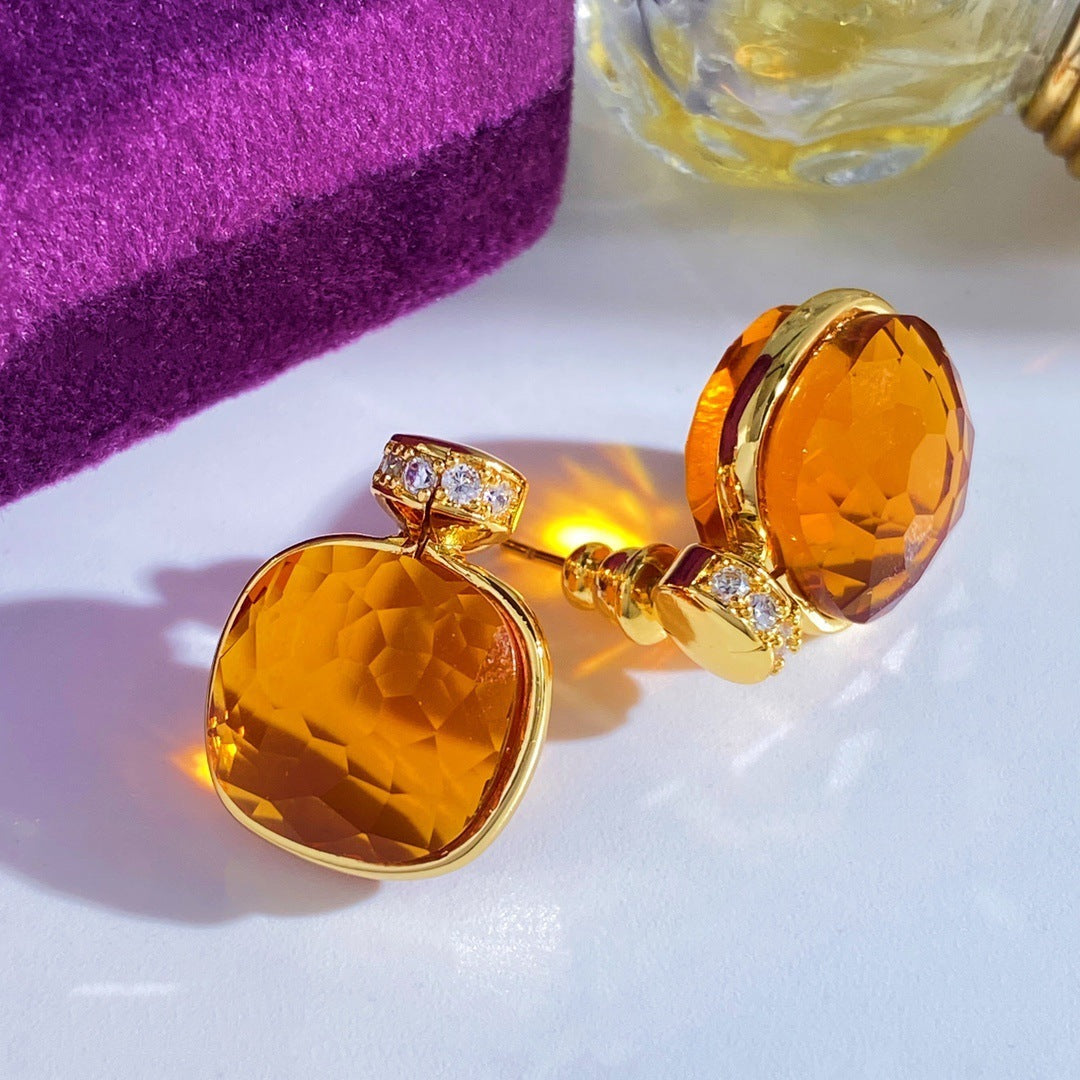 Artificial Crystal Women's Earrings