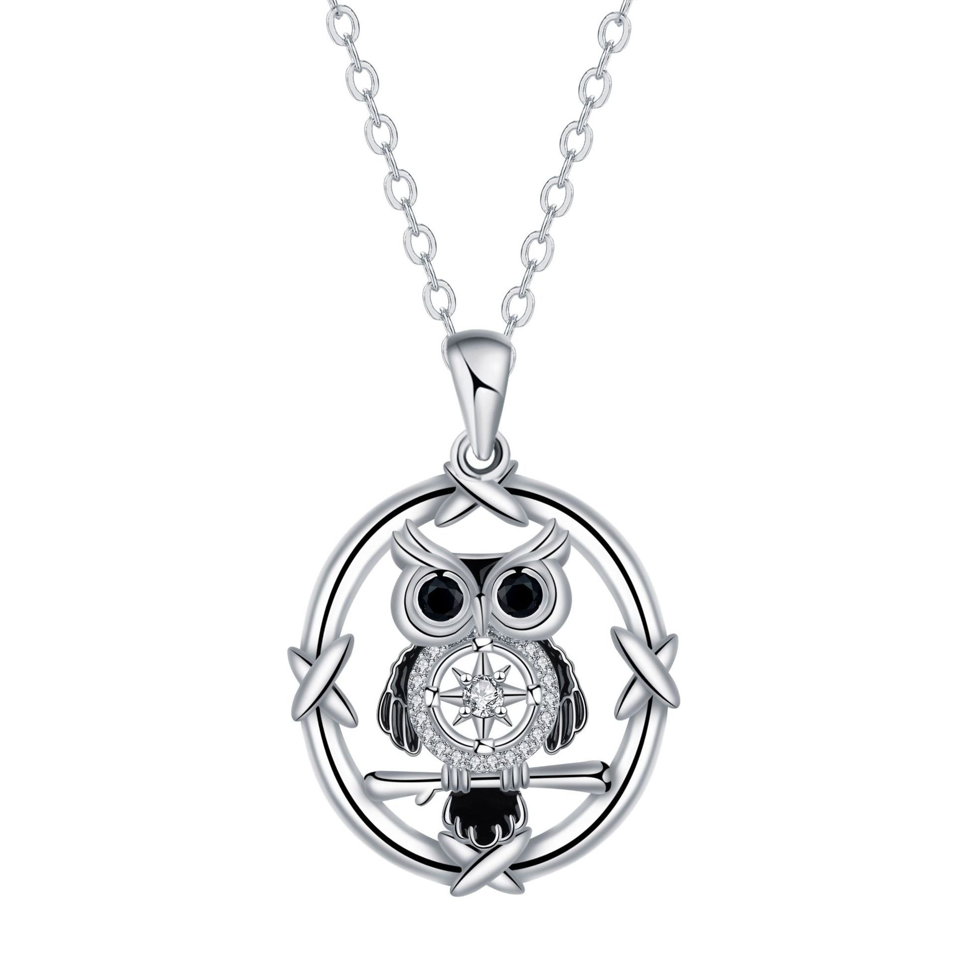 Owl Necklace For Women Light Luxury Minority High-grade European And American Style