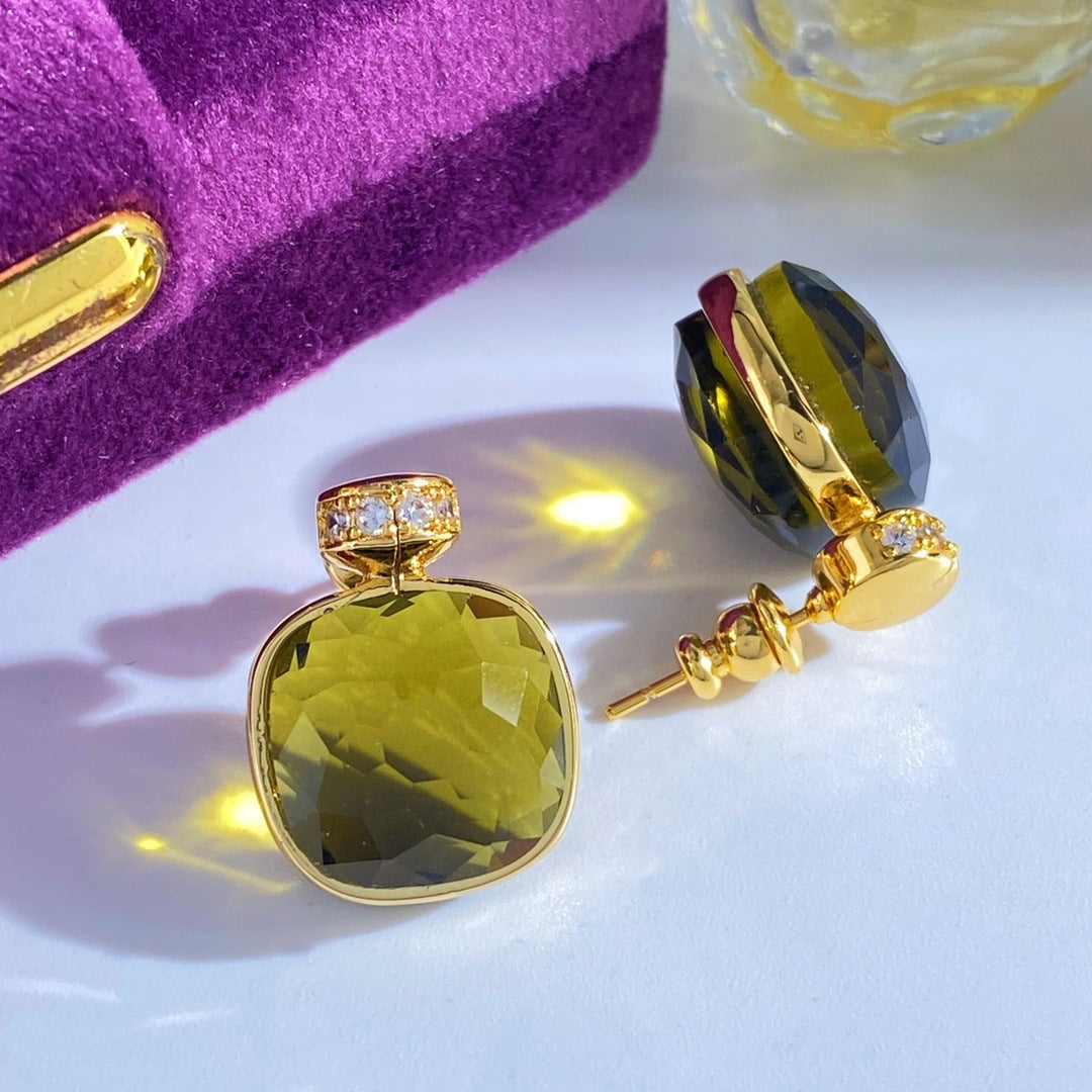 Artificial Crystal Women's Earrings