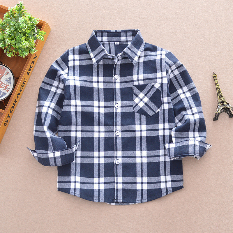 Check shirt boy