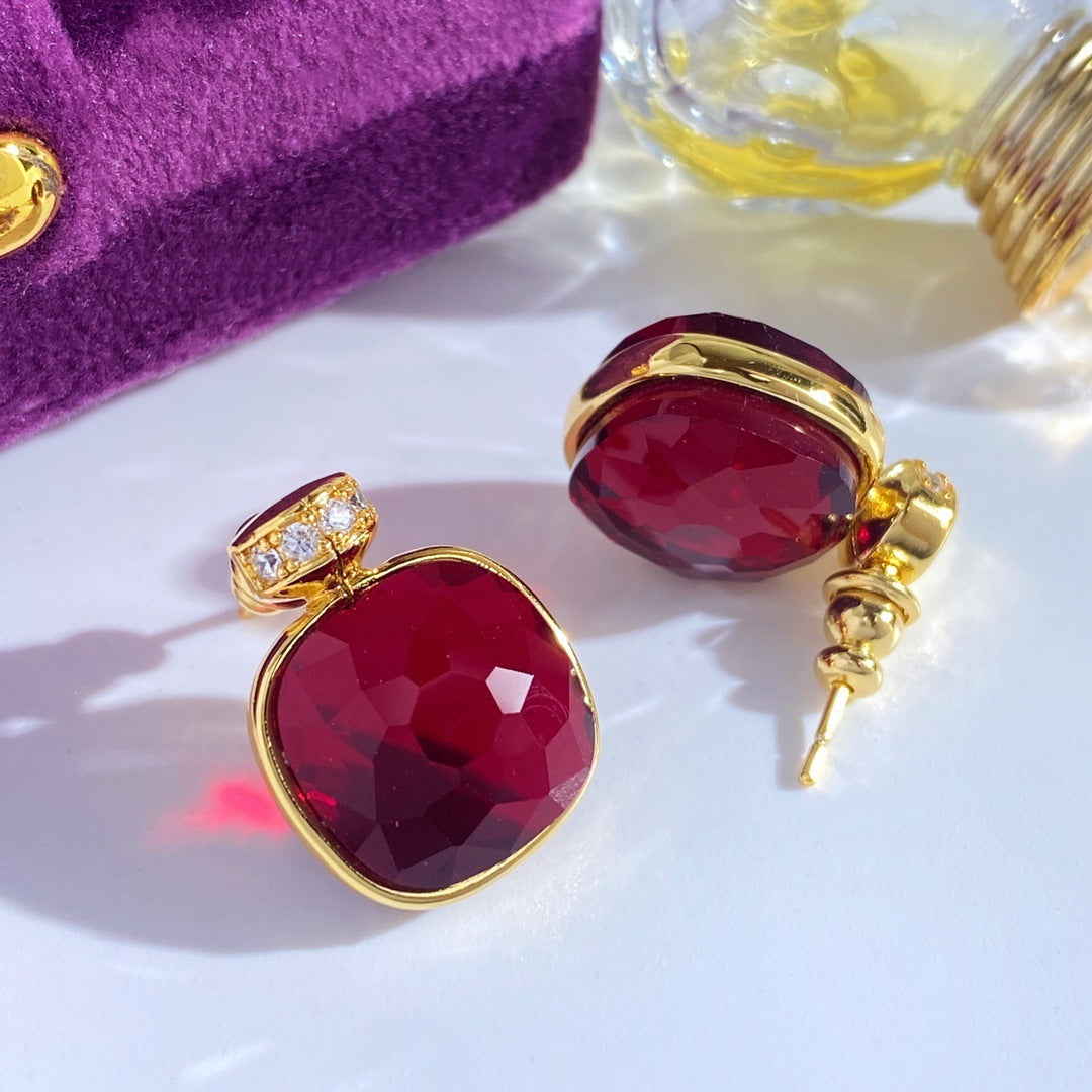 Artificial Crystal Women's Earrings