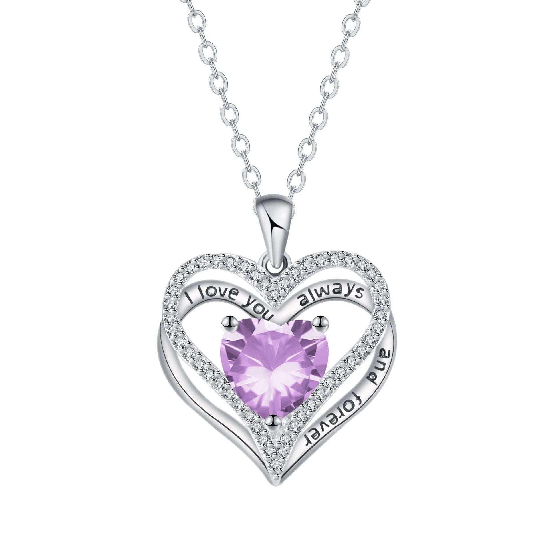 Eternal Love Doppel Herz Elegant Necklace For Women