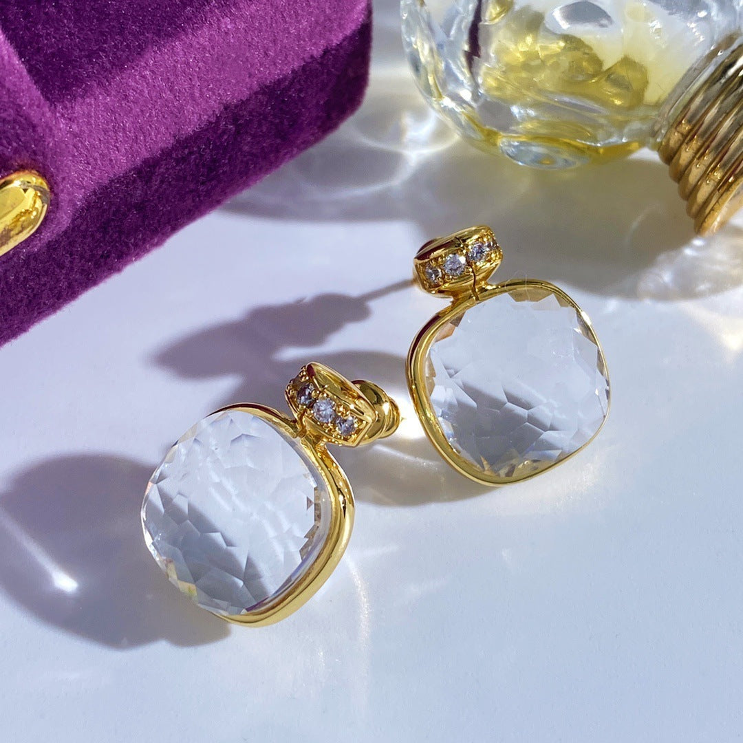 Artificial Crystal Women's Earrings