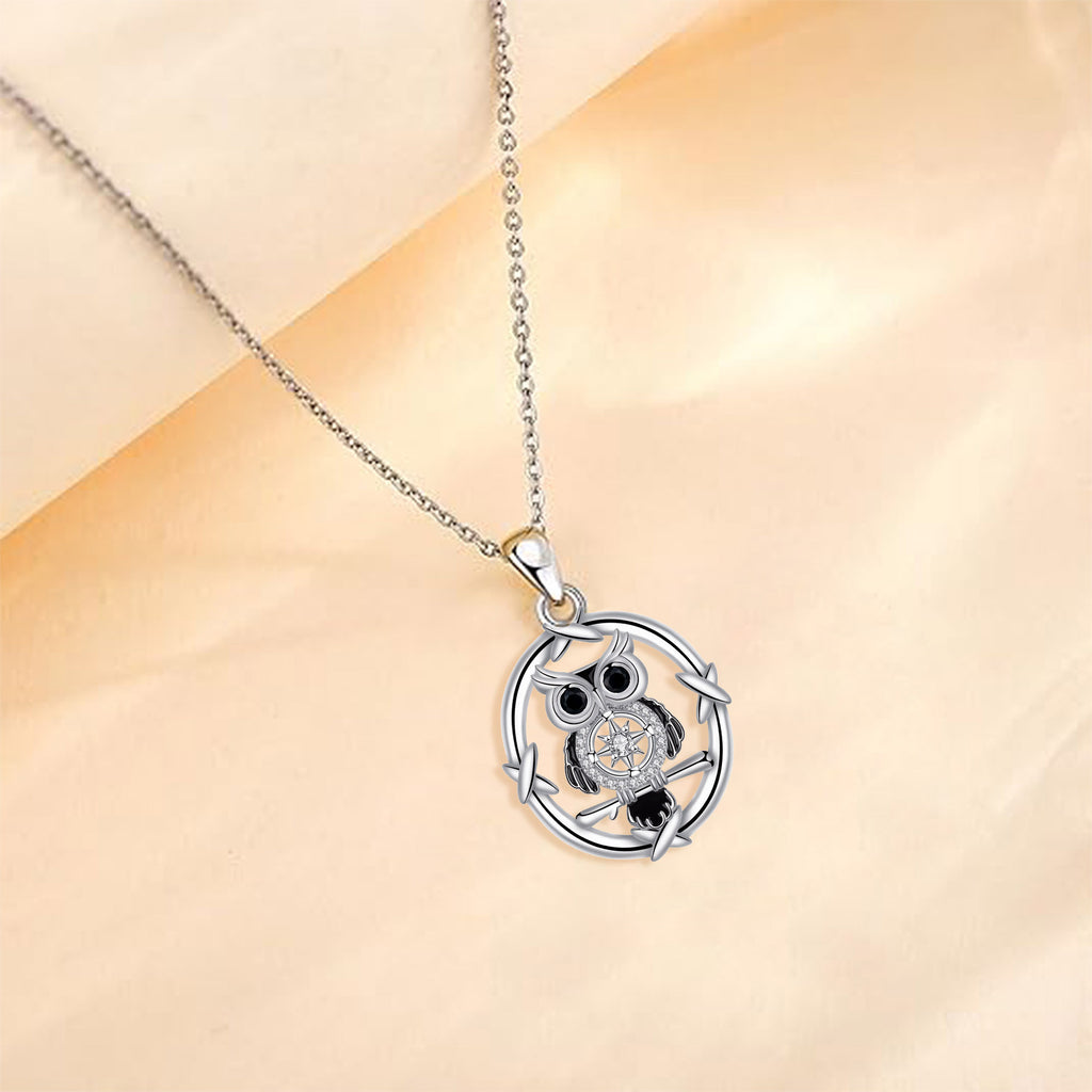 Owl Necklace For Women Light Luxury Minority High-grade European And American Style