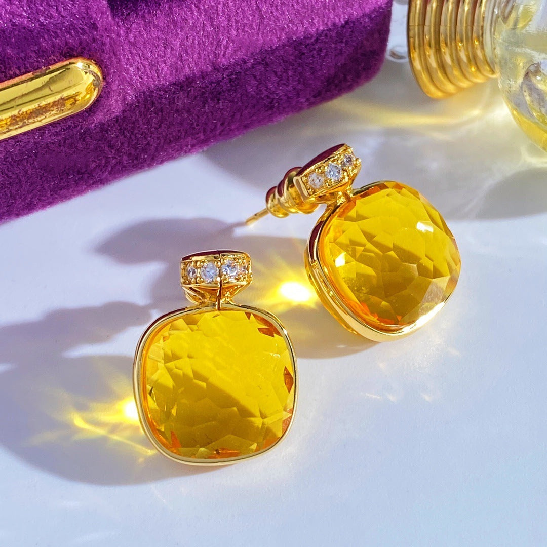 Artificial Crystal Women's Earrings