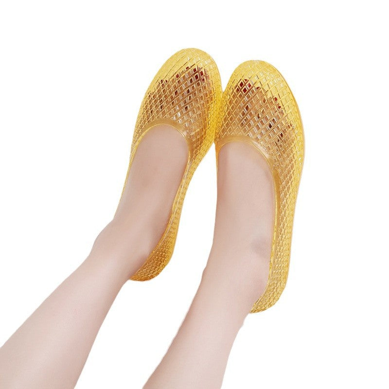 Breathable Flat Sandals For Women Spring And Summer Outer Wear Toe Box Shoes