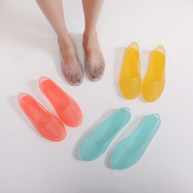 Breathable Flat Sandals For Women Spring And Summer Outer Wear Toe Box Shoes