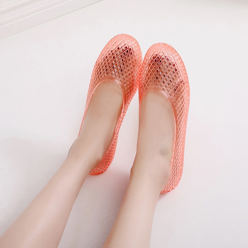 Breathable Flat Sandals For Women Spring And Summer Outer Wear Toe Box Shoes