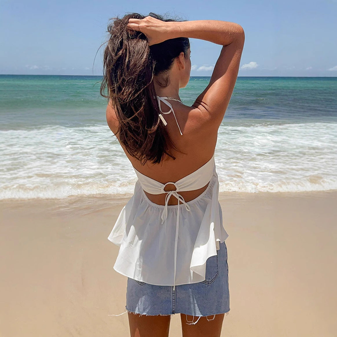Seaside Holiday New Sleeveless Women's Vest