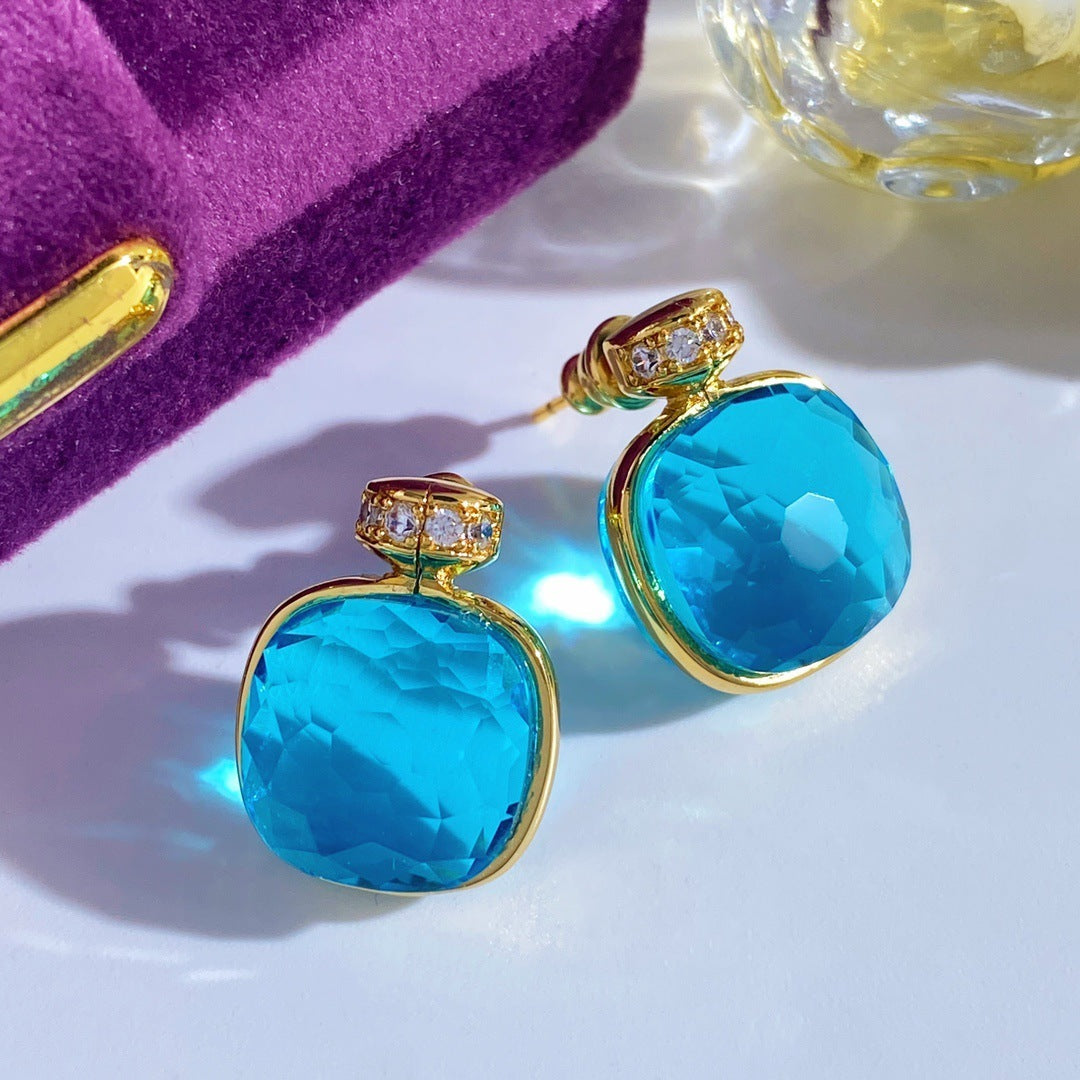 Artificial Crystal Women's Earrings
