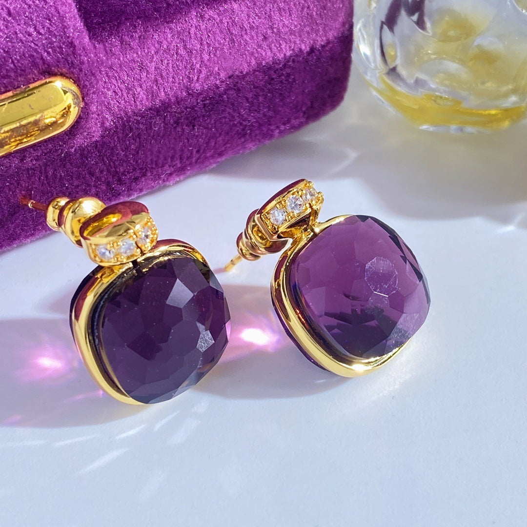 Artificial Crystal Women's Earrings