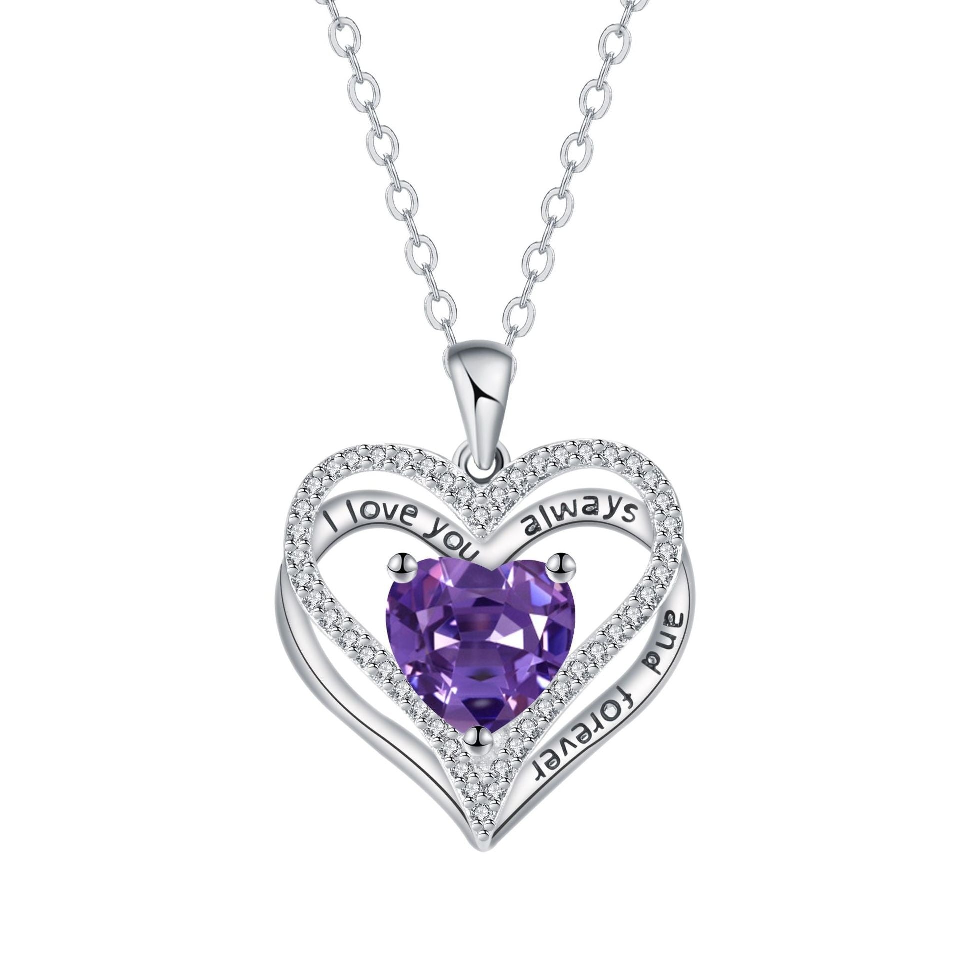 Eternal Love Doppel Herz Elegant Necklace For Women