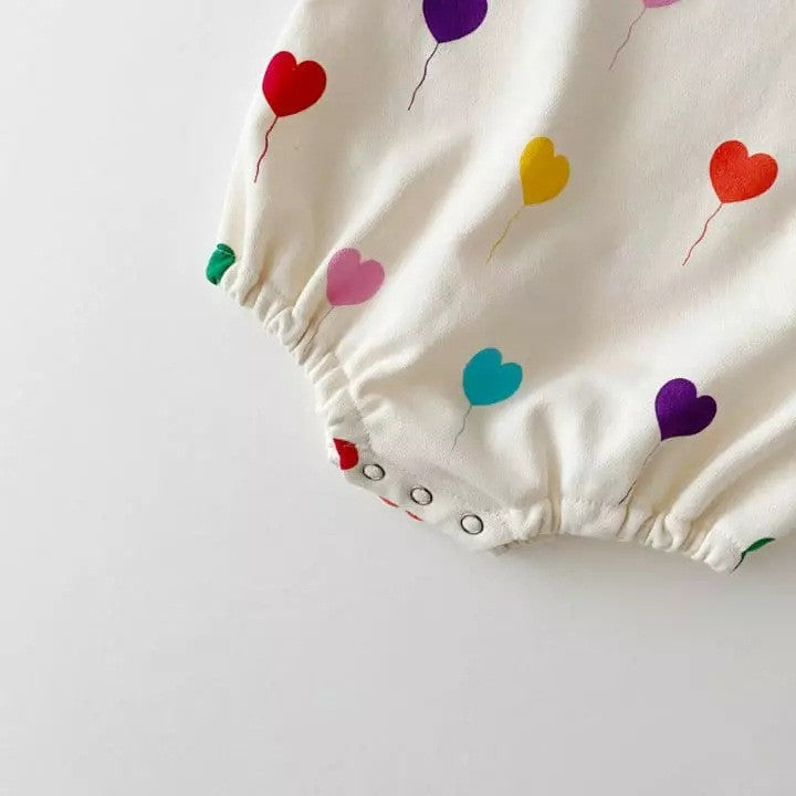 Baby Wrapping Clothes Korean Style Love Print Romper