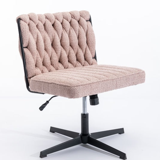RArmless Office Desk Chair No Wheels