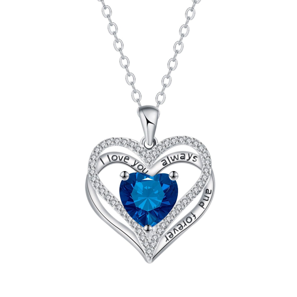 Eternal Love Doppel Herz Elegant Necklace For Women
