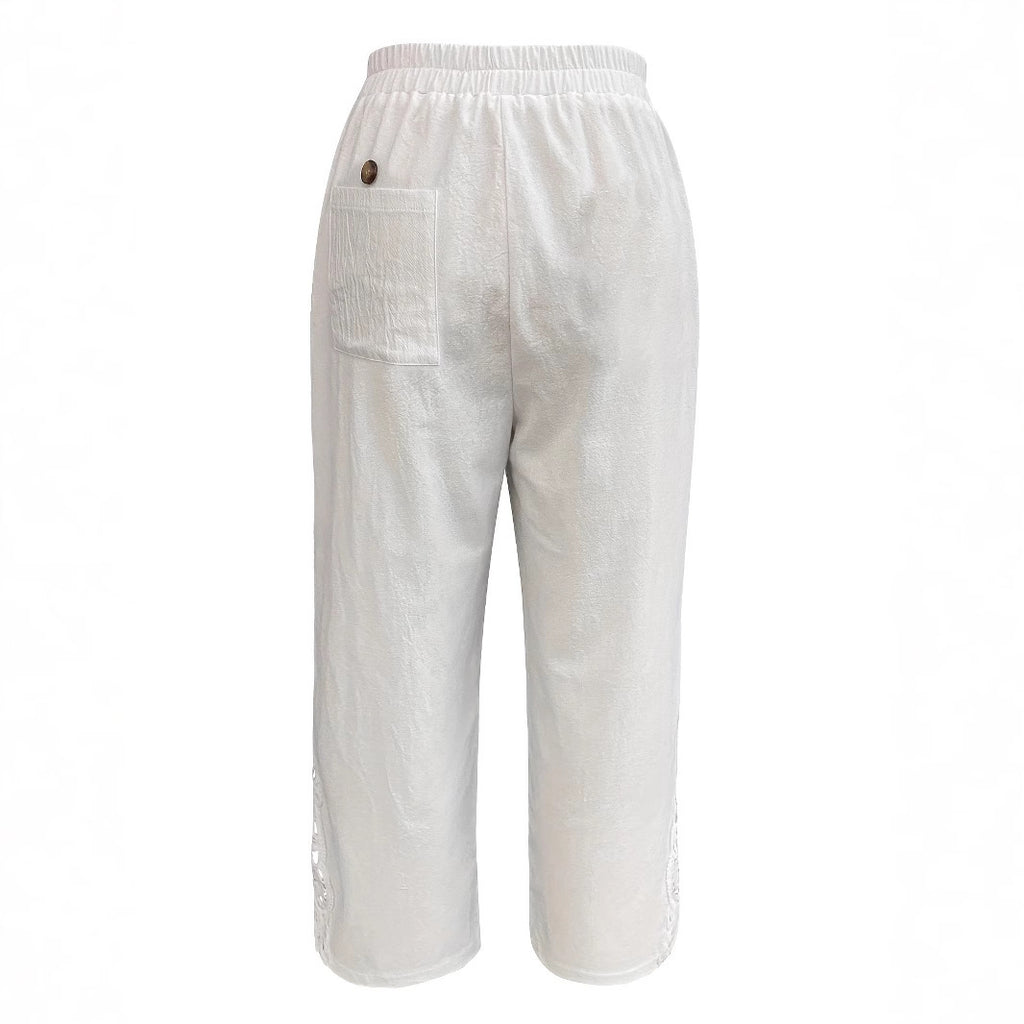 Women's Casual Pants Baggy Straight Trousers