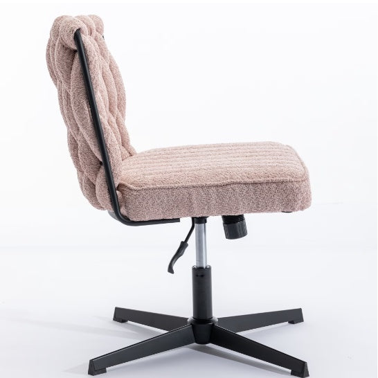 RArmless Office Desk Chair No Wheels