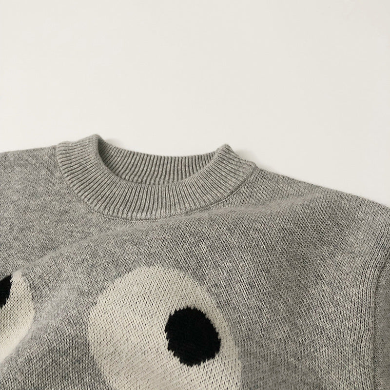 Kids' Sweater Autumn And Winter Western Style Cotton Pullover Sweater
