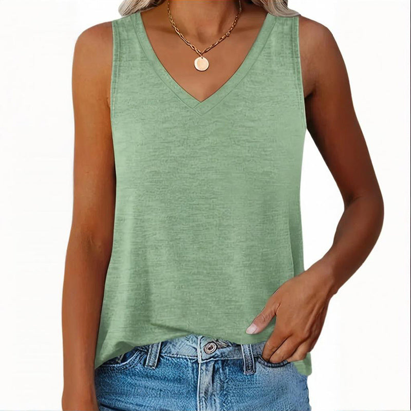3-Pack Women's V-Neck Sleeveless Tank Tops Casual Summer Basic Vest